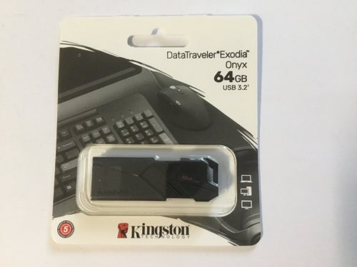 Ny 64GB Kingston DataTraveler Exodia Onyx USB 3.2 - DTXON/64GB - USB sticka