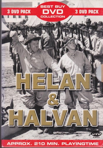 DVD / Helan & Halvan / Utopia, Shorts, Flying Deuces / 3-disc / Fint skick