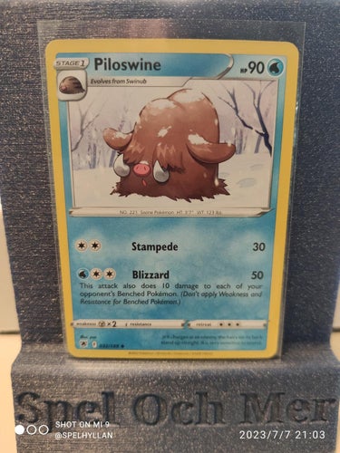 Piloswine 032/189 U Uncommon SWSH10 Astral Radiance ENGLISH