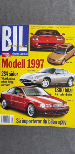 Bilkatalogen 1997 - bilkatalog typ "Alla Bilar" och "Årets bilar"