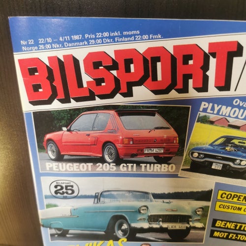 Bilsport 22, 1987