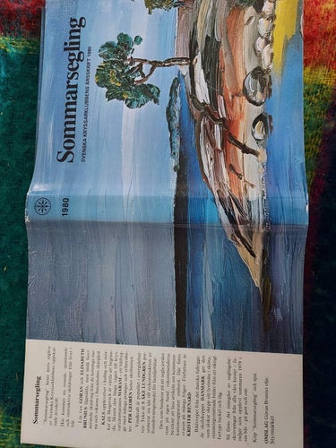 Bok Sommarsegling Svenska Kryssarklubben Mått 15 cm x 21,5 cm