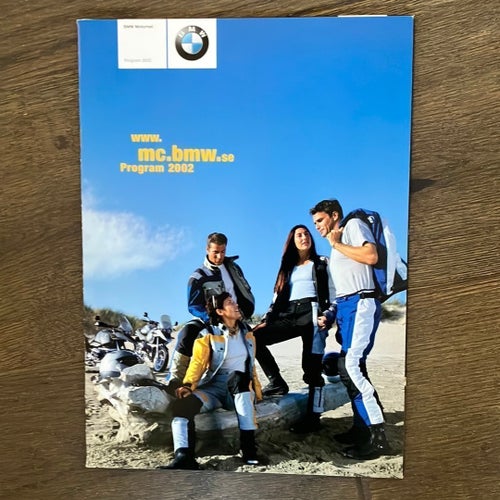 BMW Motorrad Program 2002 broschyr