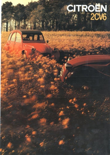 Citroën 2CV6 Broschyr