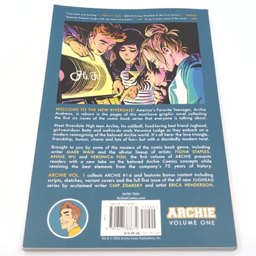 Archie Volume One av Mark Waid, Fiona Staples, Annie Wu, Veronica Fish, 2016