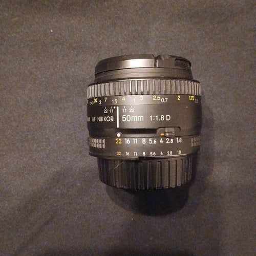 Nikon AF Nikkor 50mm 1:1.8 D objektiv