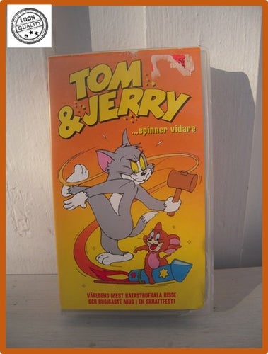 VHS Tom & Jerry 50 minuter Undervbar Se vad den innehåller Bästa barnvakten
