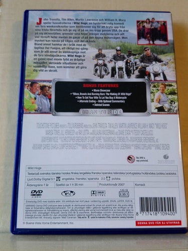 Wild hogs, Dvd