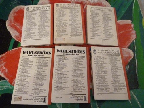 BOK, 6 STYCKEN B. WAHLSTRÖMS FLICKBÖCKER, LOTTES NYA HÄST
