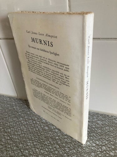Almqvist,Carl Jonas Love: Murnis. Tryckt 1960