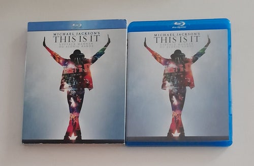 Michael Jackson's This is it Blu-ray / Slippcase / Svensk Text / Fin Skiva