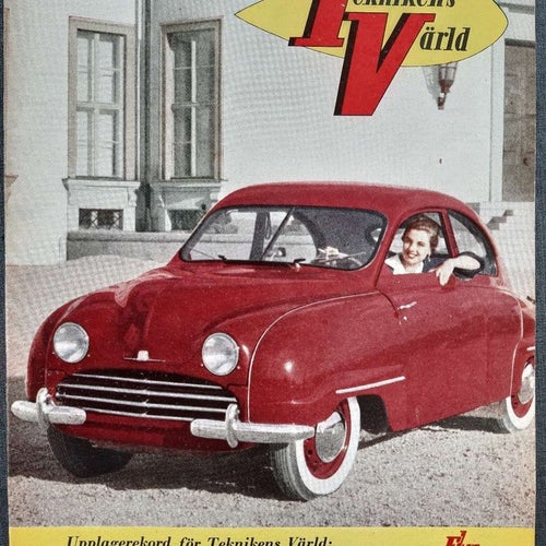 Teknikens Värld nr 14 1955: Ford Vedette, Heinkel Tourist