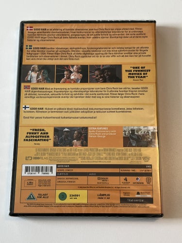 Good hair (Chris Rock & Eve, 2009). Inplastad DVD