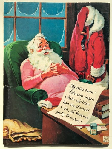 MAD - 1975:8 VG med adventskalender