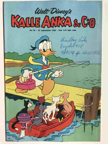 Kalle Anka - 1966:39 VF-NM