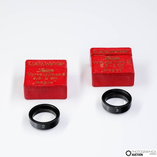 Leica forsättslinser 2 och 3 för Leica hektor 5 cm f2.5, Hepik, Hepet