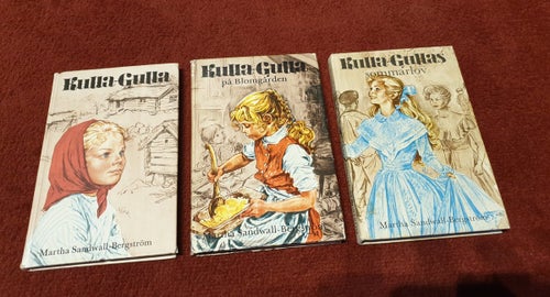 Kulla-Gulla av Martha Sandwall-Bergström, utgivna 70 talet.