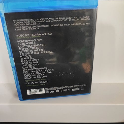 Adele - Live At The Royal Albert Hall Blu-ray