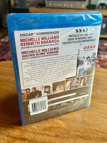 Inplastad Blu-Ray My Week With Marilyn