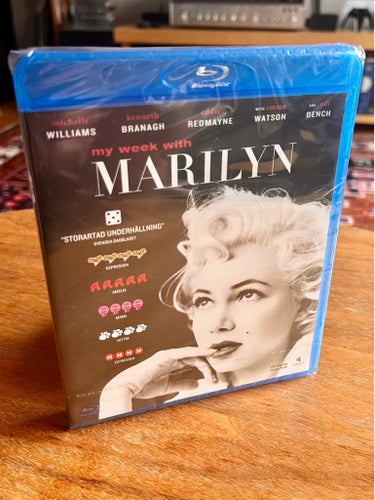 Inplastad Blu-Ray My Week With Marilyn