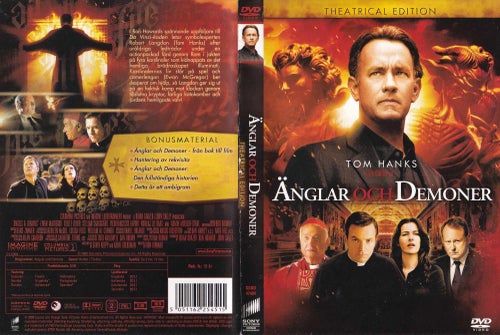 DVD - ÄNGLAR OCH DEMONER - SÖNDAGSFILMEN