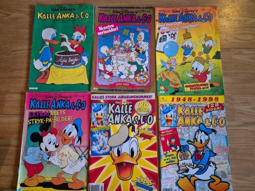 49 Kalle Anka & C:o, blandade årgångar