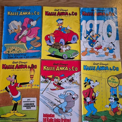 49 Kalle Anka & C:o, blandade årgångar