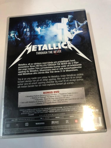 DVD - Metallica - Through the Never
