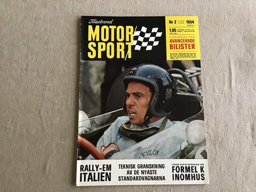 MOTORSPORT NR 3 1964 RALLY,MARCOS 1800,RALLY BORE,IS SM I BENGTSFORS