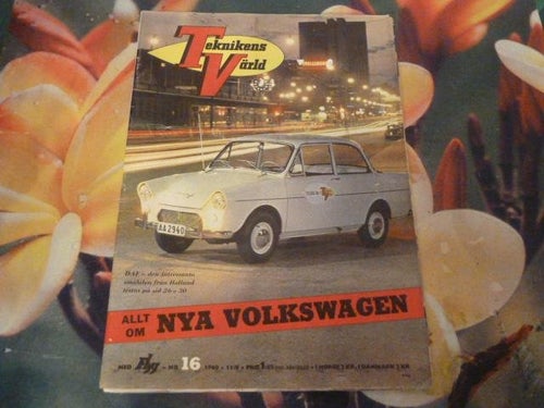 TEKNIKENS VÄRLD, NR 16 - 1960, TIDNING