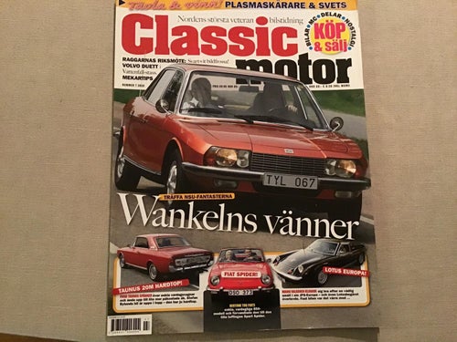 CLASSIC MOTOR NR 7 2010 FORD TAUNUS 20M,FIAT 850 SPORT,CHEVROLET,RAGGARE