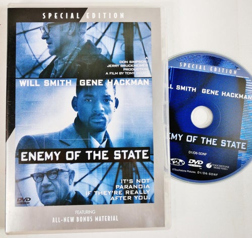 DVD Enemy of the state (Gene Hackman Will Smith Jon Voigt Tony Scott)