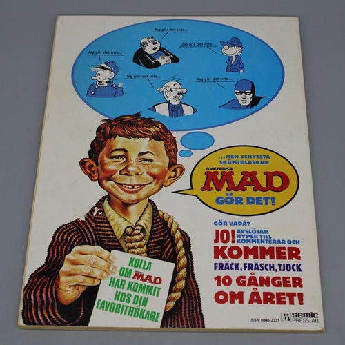 Svenska MAD Stora Jul Pajaren 1983