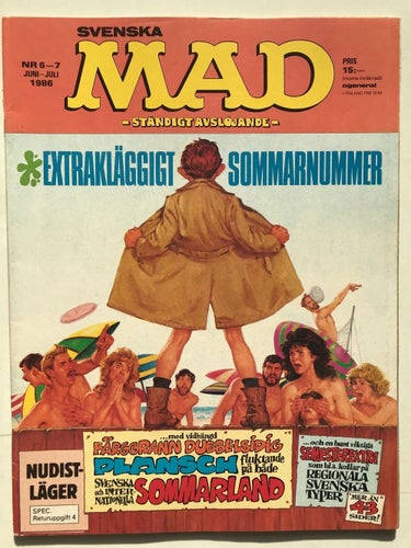 MAD - 1986:6-7 FN-VF med plansch