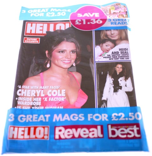 Hello/Best/Reveal Magazine-3 magazines-December 14th 2009-BRAND NEW-Weight 838g