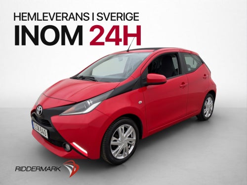 Toyota Aygo 1.0 VVT-i 69hk X-WAVE Canvastak Kamera Halvskinn