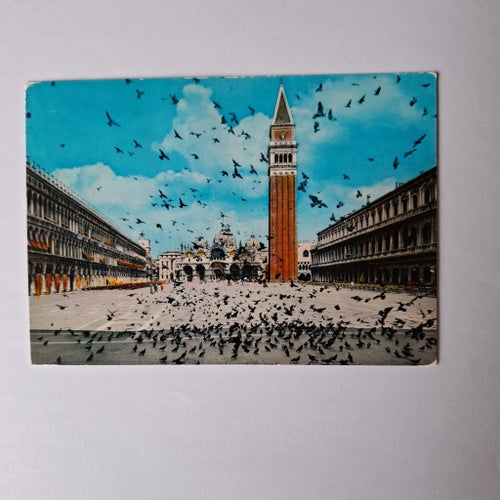 Vykort Venedig Markusplatsen
