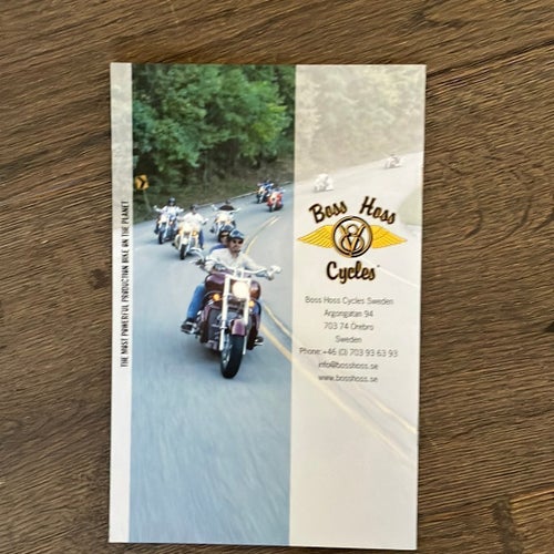 Boss Hoss Cycles Katalog broschyr