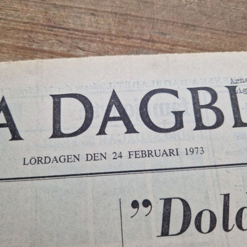 Svenska Dagbladet Lördagen den 24 Februari 1973