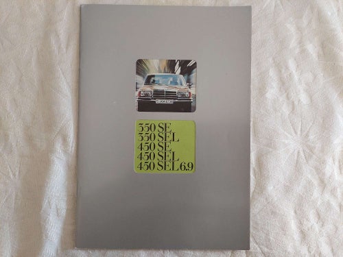 Mercedes Benz 350 SE 350 SEL 450 SE 450 SEL 6.9 1977 0177 W 116 in english ..