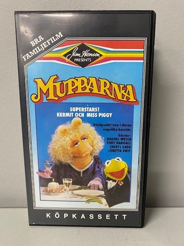 Mupparna Superstars! Kermit och Miss Piggy VHS