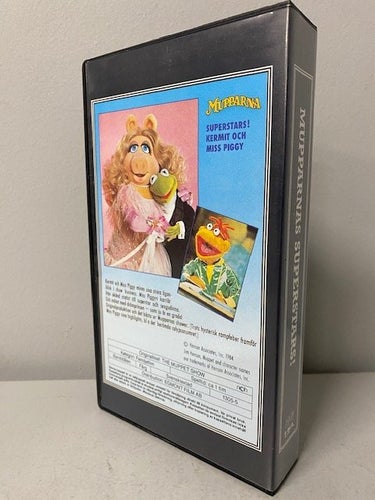 Mupparna Superstars! Kermit och Miss Piggy VHS