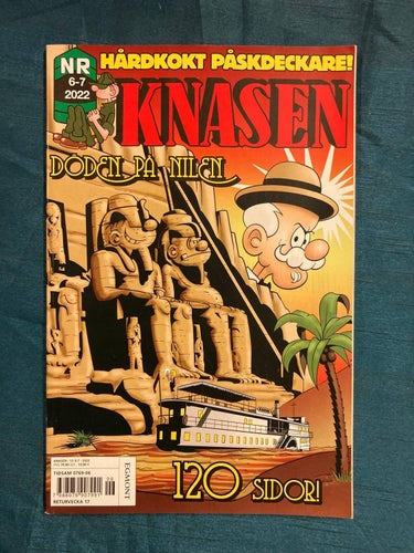 KNASEN NR 6-7 - 2022 - DÖDEN PÅ NILEN - DUBBELNUMMER 120 SIDOR - SAMFRAKTAR