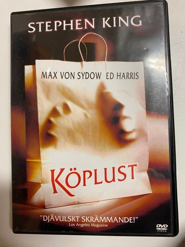 DVD Köplust Stephen King Max Von Sydow Ed Harris FINT SKICK