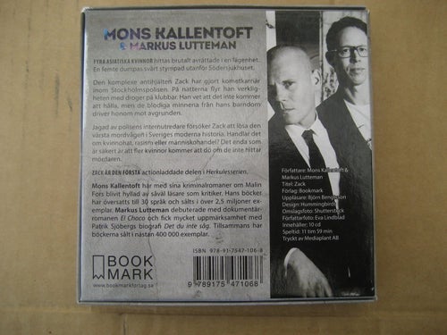 Mons Kallentoft & Markus Lutteman: Zack (10 CD)