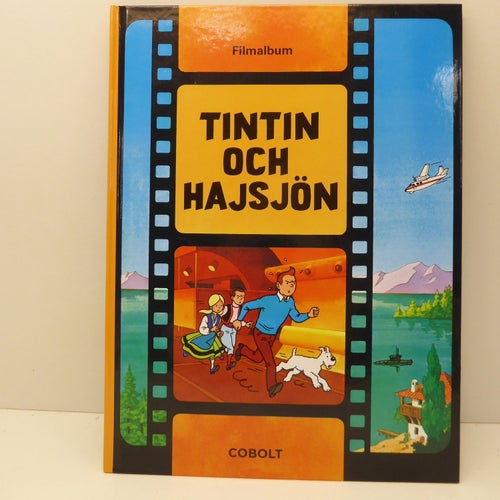 Tintin och Hajsjön Filmalbum Cobolt 2022 Hårdpärm Nyskick