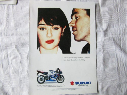 Suzuki GSX-R750 2000 reklam annons GSXR750
