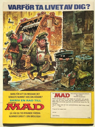 MAD - 1978:9 FN+ med klistermärken