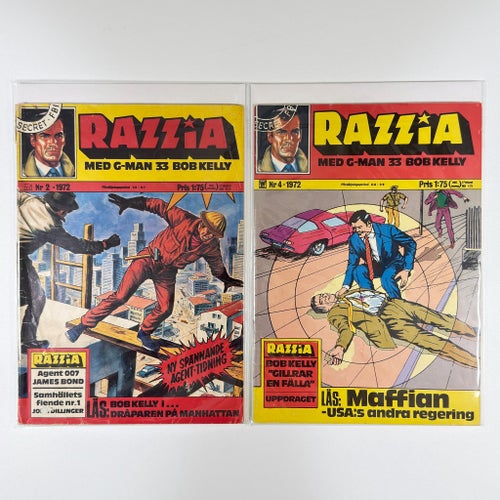 Razzia 1972 Nr 2 (Semic), 1972 Nr 4 (Semic)