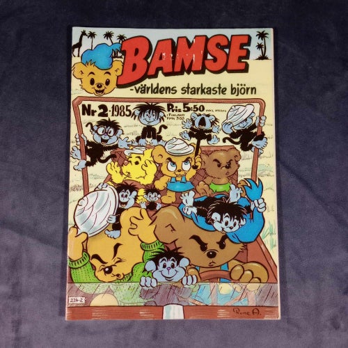 Bamse serietidning nr2 år 1985